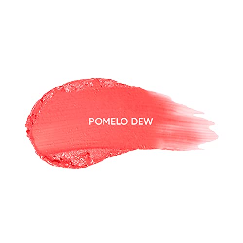 Amuse SEOUL Dew Balm (03 POMELO DEW) - Moisturizing Tinted Lip Balm, Plumping Dewy Lip Gloss, Hydrating Moisturizer, Sheer Tint, Glowy Finish, Vegan, Korean Beauty Makeup