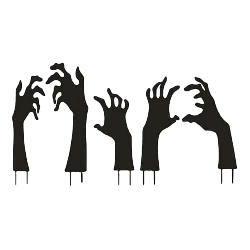 Hand Silhouette Signs Terrifying Theme Graveyard Decorations for Halloween - image 1