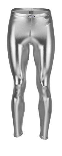 Vantissimo Herren Leder Leggings Made in Germany in Silber...