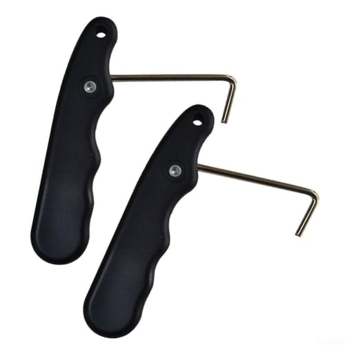 Lot de 2 outils de serrage de lacets pour patins à glace et à roulettes Rouge
