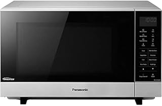 Panasonic NN-SF464MBPQ Flatbed Microwave Oven, 27 Litre, Silver