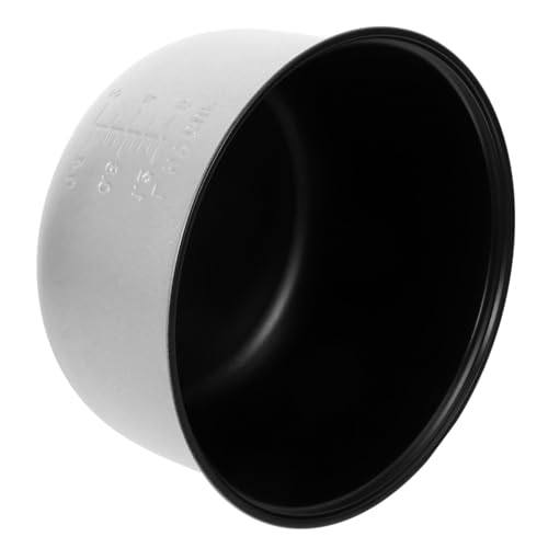 PEPLAYTAL Recipiente Interior Arrocera Aluminio Antideslizante Accesorio Eléctrico Reemplazo Olla Multifuncional para Cocinar Arroz Sopa y Pasteles Capacidad Compatible con Olla Estándar