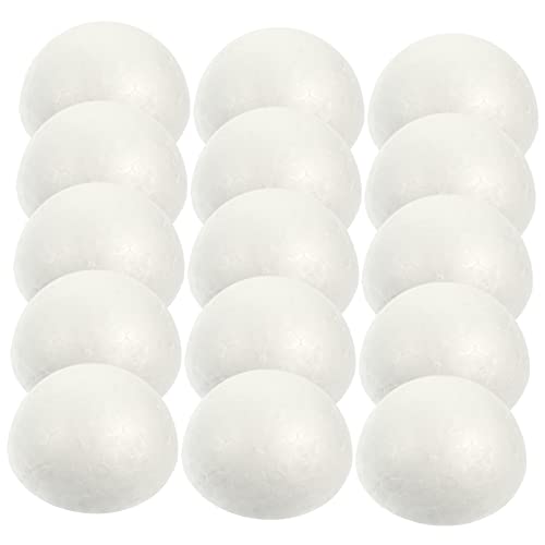 TEHAUX 30stücke Schaumstoffbälle Halbkreisförmige Foam-Kugeln Für Bastelprojekte Hochzeitsdekorationen Und Schulprojekte Oberfläche Vielseitig Einsetzbar