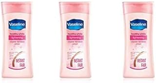 Vaseline 3 Pk, Healthy White Skin Lightening Lotion, 100ml Each