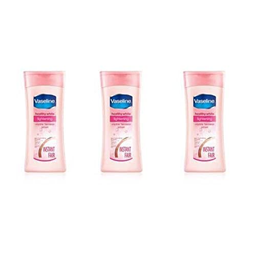 Vaseline 3 Pk, Healthy White Skin Lightening Lotion, 100ml Each 