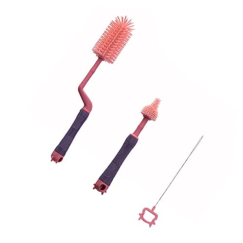 Limpieza Biberones Rosa y Rotación Manchas Difíciles Incluye Chupones y Limpieza