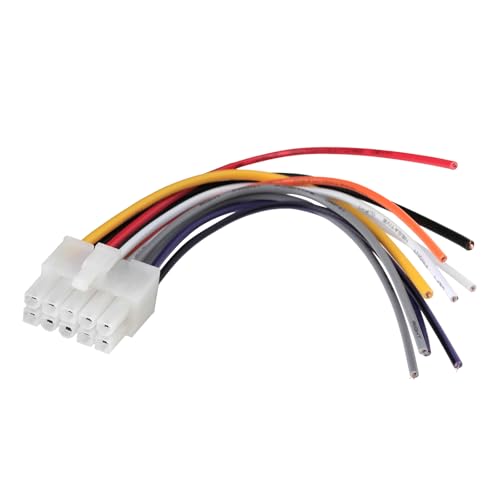 The Lord of the Tools 1 arnés de conexión de audio para coche de 10 pines compatible con Kicker BassStation PT10 PT250 11PT8 11HS8 longitud del cable 14 cm