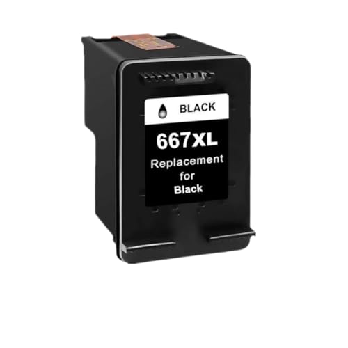 Cartouche 667 667XL haute capacité pour DeskJet Ink Advantage 2374 noir net
