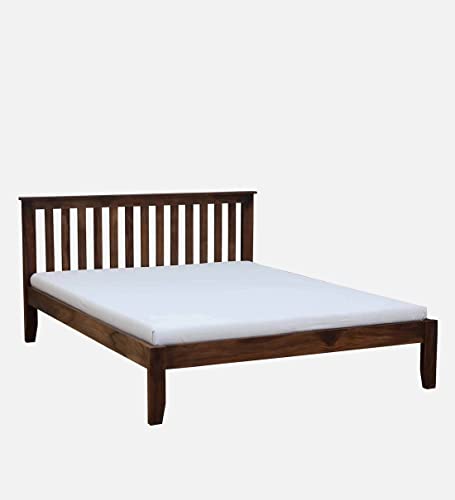 Image of Solid Sheesham Wood King Size Bed 4 (Provincial Teak Finish)