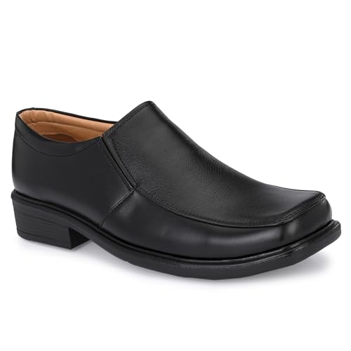 Image of Centrino Slip-On Men's Formal Shoe | Stylish with Soft Cushioned Insole | Trendy Slip-On Design | Durable with Anti-Skid Sole | Perfect for Formal Wear (9272)