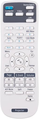 Mando a distancia universal de repuesto para proyectores EPSON Home Cinema/Powerlite/EB/EX/VS/BrightLink/EMP Series