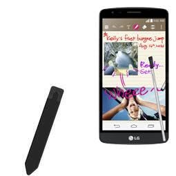 BoxWave Stylus Pouch Compatible with LG G3 Stylus - Stylus PortaPouch, Pen Stylii Holder Carrier Portable Self-Adhesive - Jet Black