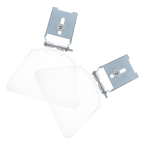 TOVINANNA Protectores Oculares Transparentes para Amoladora de Banco Accesorio de Repuesto Grande Funda de Plástico Resistente para Protección contra Salpicaduras Talleres y Bricolaje
