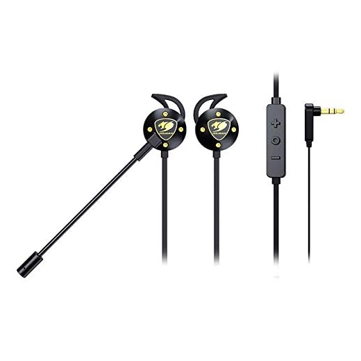 Cougar CGR P07B-860H Gaming Earphones, Attila in-Ear Type, Dual Microphone System, Compatible with Mobile Devices