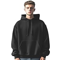 Material: Crafted from a premium blend of 80% cotton and 20% polyester, this Men's Black Oversized Baggy Style Sweatshirt offers warmth and durability for everyday wear. Chest Sizes: Available in a range of complete chest fits; Small (48"), Medium (5...