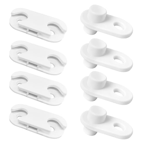 Image of Shoe Cabinet Hinge and Stopper Replacement Part #110364 and #116713