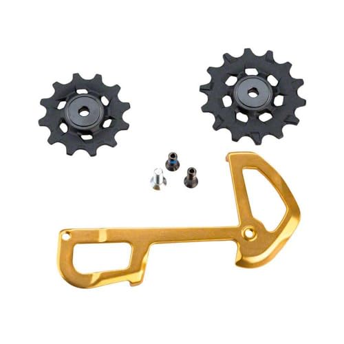SRAM XX1 Eagle Ceramic Bearing Pulleys and Gold Inner Cage