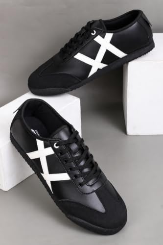 Image of Mens Shoes for Man Stylish Sneakers for Man Lightweight Comfortable Shoes for Men Casual Lace Up Sneaker Shoe for Boys with Memory Foam Comfort ATHCO Liger