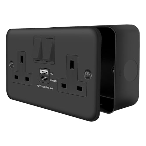 Enchufe doble USB C para cargar móviles sin adaptadores 3