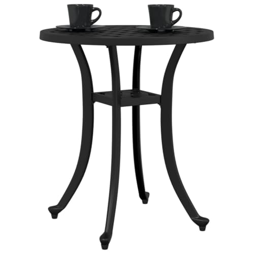Mesa de centro de jardín de aluminio fundido elegante 5