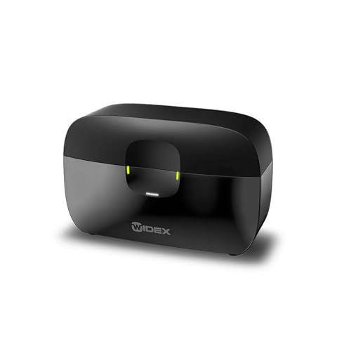 Charge n Clean Hearing Aid Charger for Moment MBR3D BTE 3-in-1 Charging UV-C Cleaning & Drying Station Fast 4-Hour Charge with LED Indicators