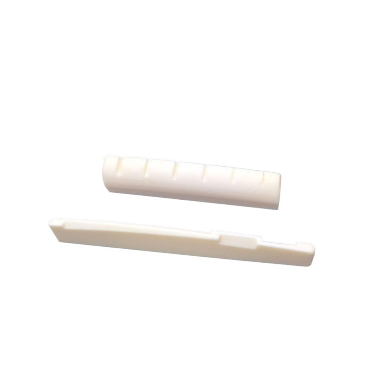 ULDIGI Coustic Guitar Saddle Nut Bone Guitar Bridge Replacement Nuts for Guitar Ox Bone Nut Set