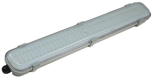 ChiliTec LED Feuchtraumleuchte 60cm mit HF Bewegungsmelder IP65 Deckenleuchte Wandleuchte Innen & Aussen Präsenzmelder 8m Reichweite 4000k Neutralweiß