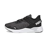 Perfil bajo PUMA Disperse XT 2, Zapatillas de Entrenamiento, Unisex adulto, Puma Black-Metallic Silver, 41 EU