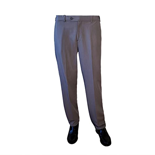 J.Braxx by Ballin Expandable Waist, Four-Way Stretch Men’s Dress Pants, Flat Front