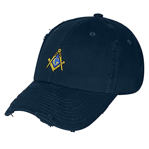Gorra Dad Hat Vintage símbolo masón bordada