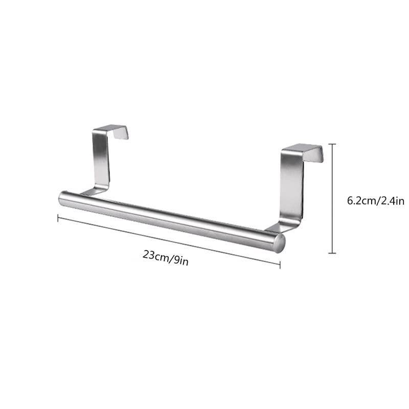 Rack de serviette sur-serviette de porte suspendu en acier - 5