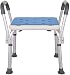 Banco de Transferencia de Asiento Acolchado médico, Taburete de Ducha Aleación de Aluminio Antideslizante Taburete de baño para baño Silla de Ducha para Personas Mayores Silla de Ducha Silla de baño