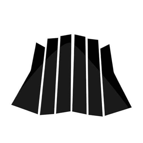 Moldura para columna de coche: set de 6 pegatinas protectoras compatibles con CRV