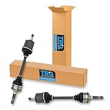 TRQ Front Left and Right CV Axle Assembly Set 2 Piece Compatible with 2000-2006 Toyota Tundra 4WD 2001-2007 Sequoia 4WD