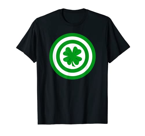 Camiseta Capitán Shamrock Superhero Shield Camisa Día de San Patricio Camiseta