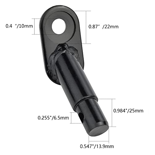 Fengek 2 Packs Bike Trailer Coupler, Instep Bike Trailer Attachment, Black