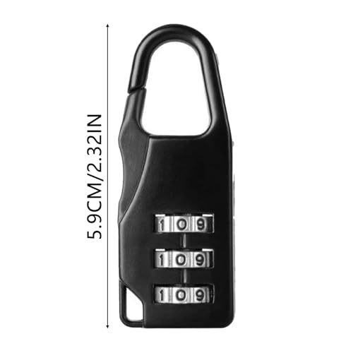 Code Door Lock, 10 PCS Metal Compact and Small Buckle Lock Hook Reset Password Durable and Sturdy Door Lock with Code,Tool-Free Installation Multi-Scenario Applicable Cabinet Locks for Home Toolbox - image 2