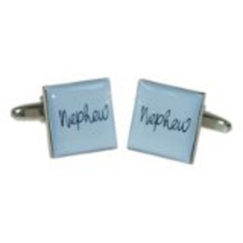 RGT Mancuernillas para Hombre Cuadrado Azul miniatura 1