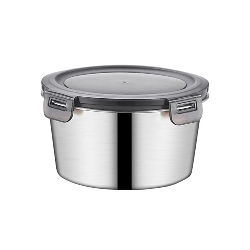 YIGZYCN Fiambrera de acero inoxidable 316 a prueba de fugas con tapa sellada, accesorios de organización de cocina