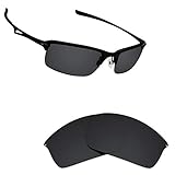 Alphax Polarized Stealth Black Replacement Lenses for Oakley WireTap
