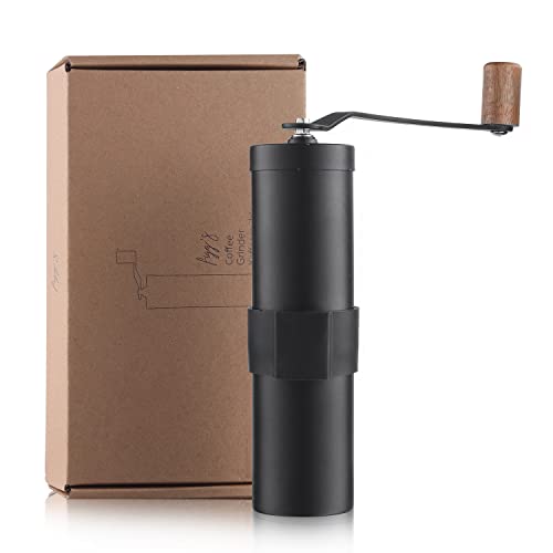 Manuelle Kaffeemühle mit Keramikmahlwerk – Handkaffeemühle stufenlos...