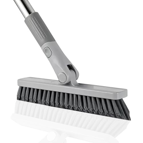 Fugenbürste mit langem Griff, Scheuerbürste mit steifen Borsten...