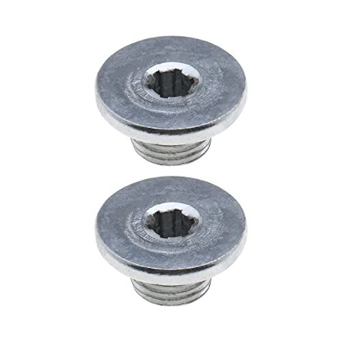 The Lord of the Tools 2X Bouchon de Vidange d'huile Moteur en Métal M14 x1.5 90502556 Compatible avec Vauxhall Astra Agila Corsa Vectra Zafira Buick Excelle Regal Chevrolet Cruze Aveo Epica