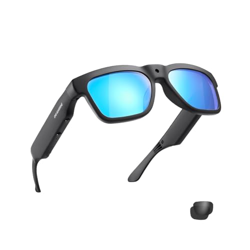 Image of OHO 1080P Camera Bluetooth Smart Glasses, Hands-Free Video Recording, UV Protection, Sweat-Resistant, Lightweight Unisex Daily & Outdoor Wear