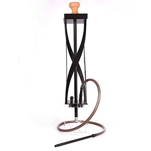 SSOLEREIT Club Acryl Huka mit einem Schlauch Big Smoke und bunten LED-Licht Shisha Set mit Wärmemanagementsystem Shisha… – Bild 3