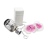TOBBOMEY Linterna de Gas Portátil para Camping con Cubierta Protectora Compatible con Bombonas Planas y Diseño Práctico para Iluminación Exterior y Emergencias