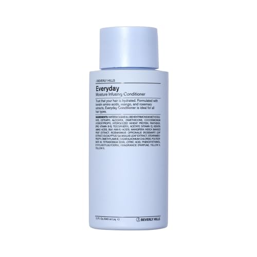 J Beverly Hills Blue Everyday Moisturizing Conditioner with Keratin for Hydration 12 Oz