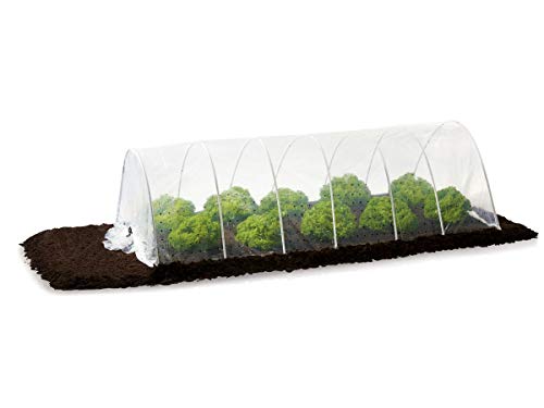 Florabest - Túnel de protección para plantas de jardín, efecto invernadero