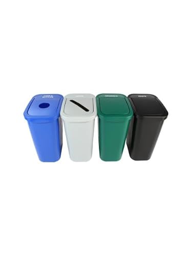 Sturdy Essentials City Box 10 Gallon Four Bin Station for