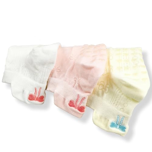 Ultra-Thin Breathable Yoga Socks for Women (3 Pairs) – Cute Bow Knot Pattern, Lightweight Mesh Design, Fits US Sizes 4-9 – Perfect for Yoga, Pilates, Barre, and Dance2